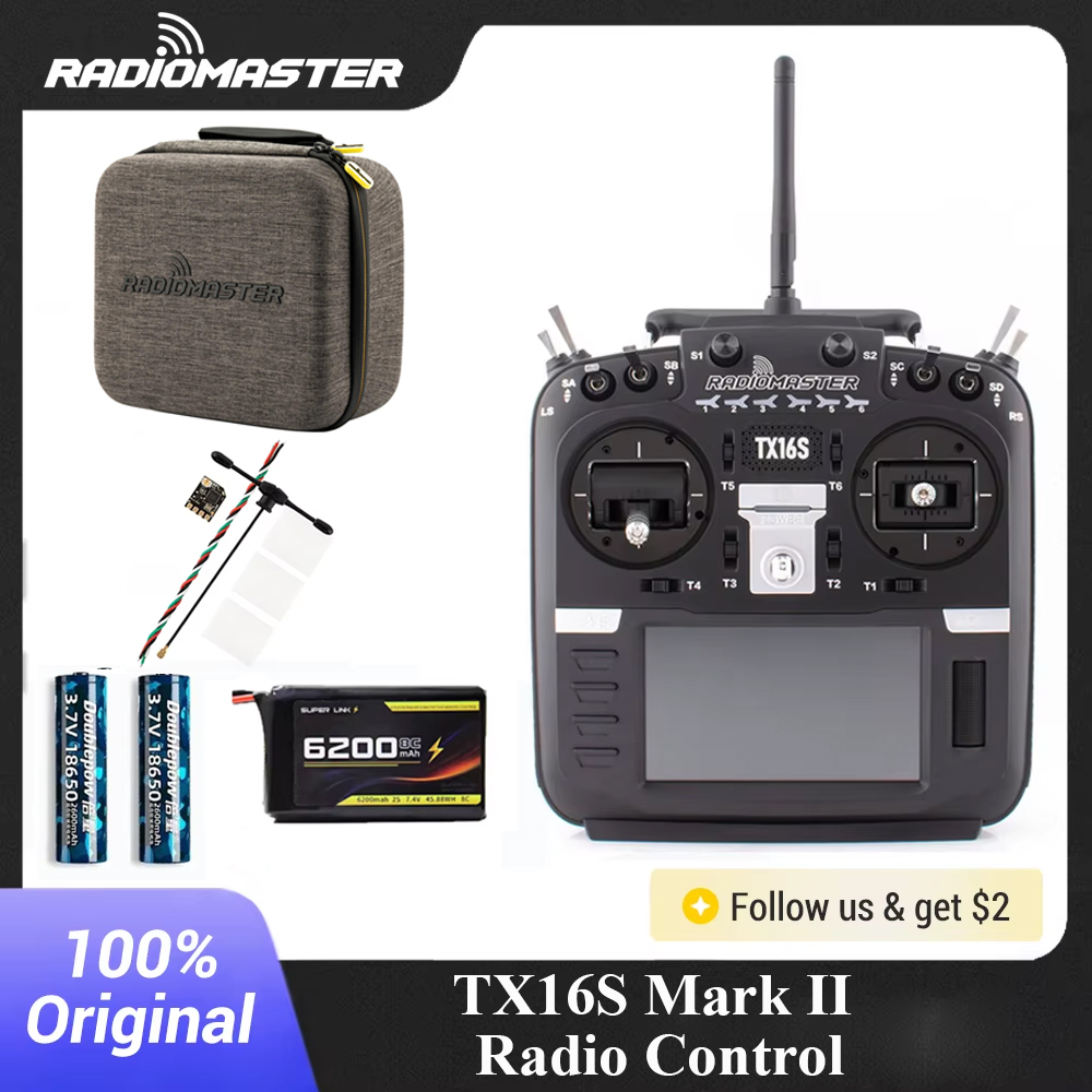 Radiomaster Tx16S Mark Ii Elrs - RadioMaster TX16S MKII V4.0 Hall Gimbal
