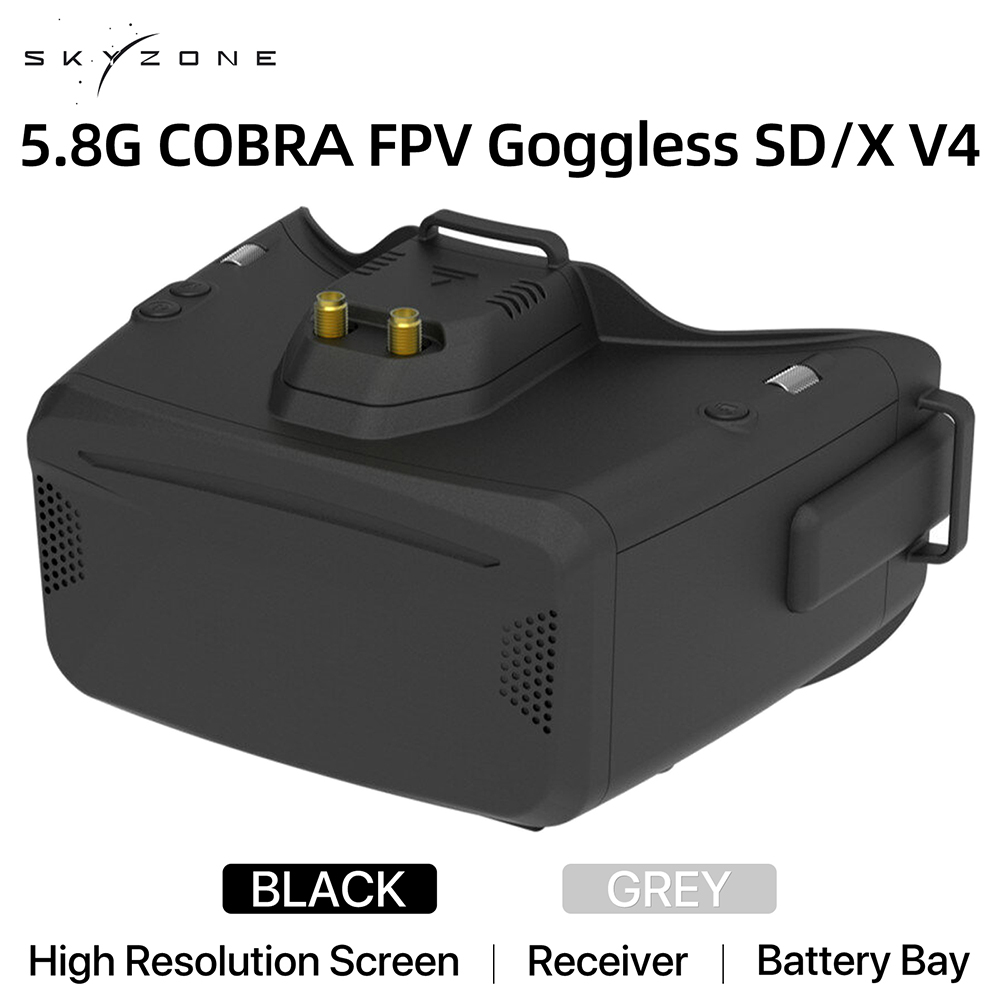 Skyzone Cobra X V2 Fpv Goggles - SKYZONE Cobra kacamata Video, DVR pelacak