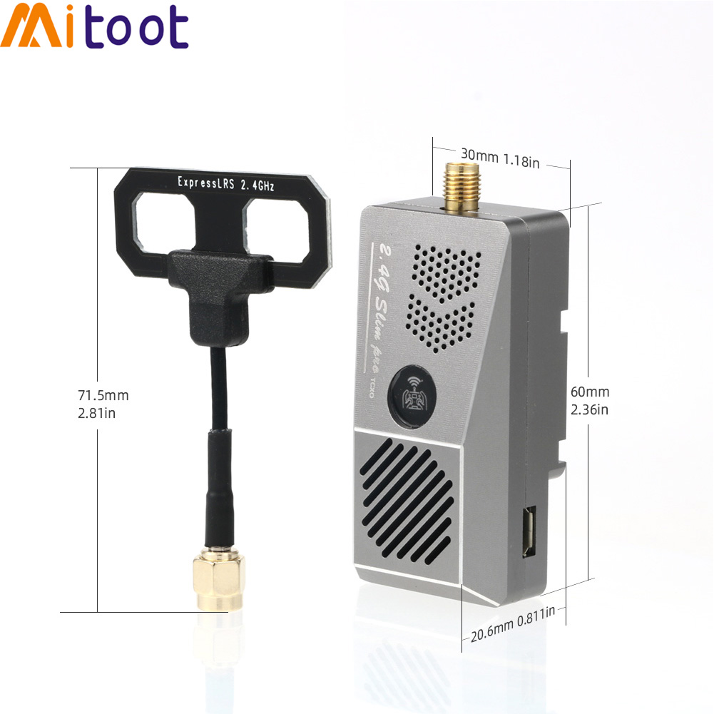 Happymodel 2.4G ExpressLRS ELR - Happymodel Expresslrs Elrs Es24Tx Pro 1000Mw ulasan dan harga