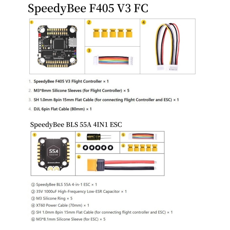 SpeedyBee F4 F405 V4 55A BLS 3 - Speedybee F405 V4 Bls 55A Stack ulasan dan harga