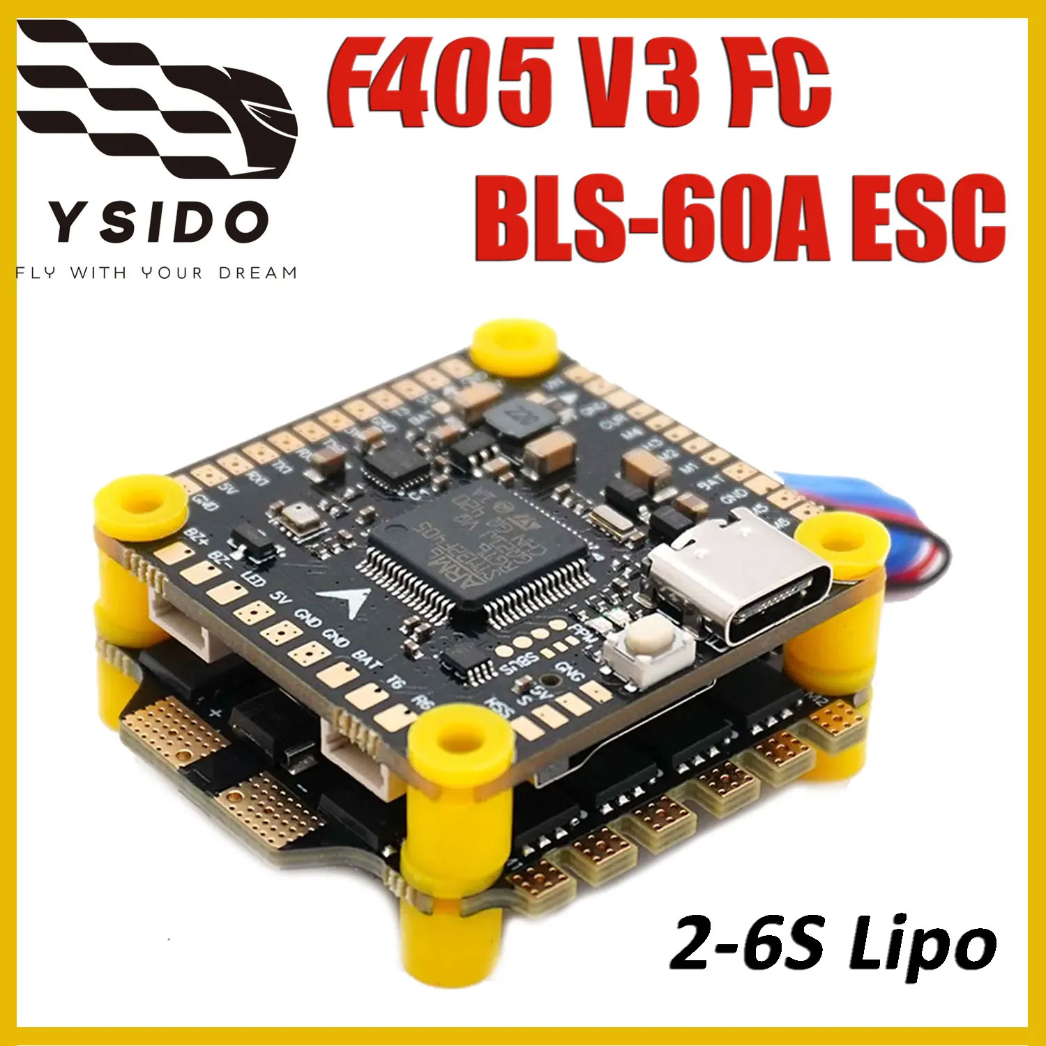 YSIDO F405 V3 Kontrol Penerban - Mateksys Flight Controller F405 Wte ulasan dan harga